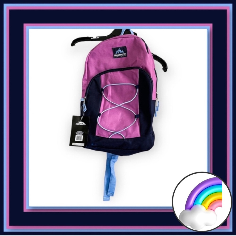 3/$24 - Trail Maker Multi Pocket Bungee Backpack